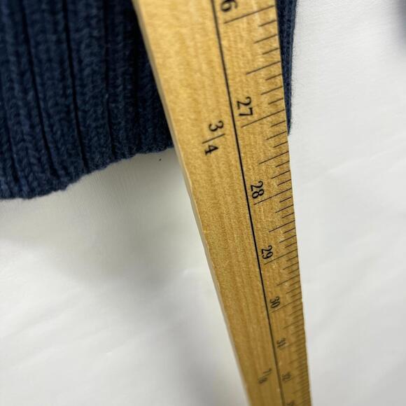 Vintage L.L. Bean Cardigan Knit Sweater Large Cotton - Picture 6 of 9